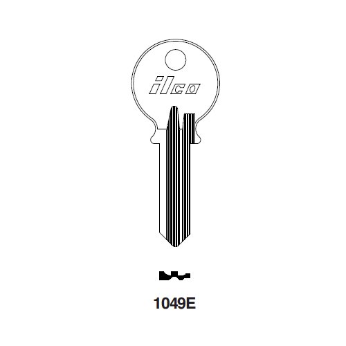Ilco 1049E uncut key blank for Safe