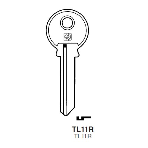 Ilco TL11R uncut key blank