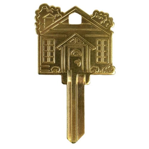 Kwikset KW1 Key Shapes - Shaped House Keys That Fit Your Life - Brass House