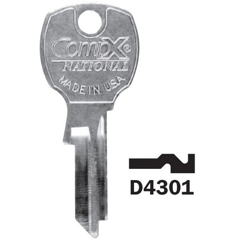National Lock D4301 uncut key blank