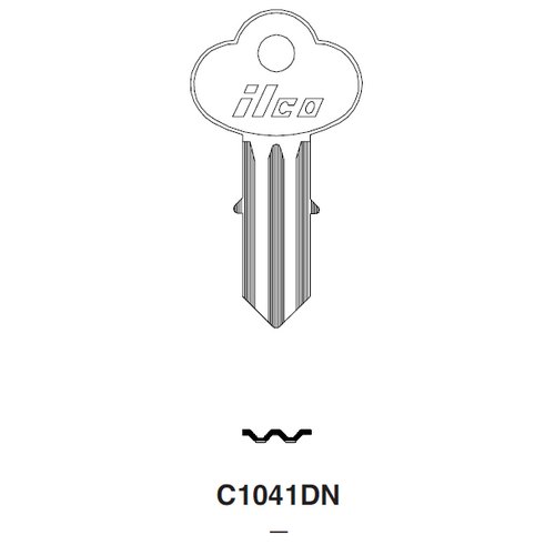 Ilco C1041DN uncut key blank for Chicago