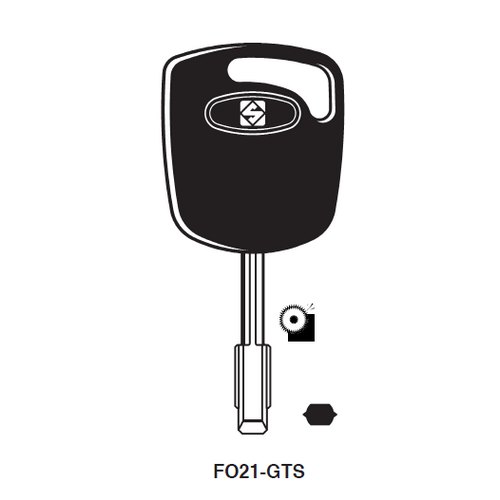 Ilco FO21-GTS uncut key blank