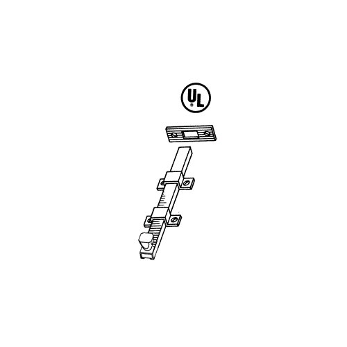 UL Heavy Surface Bolt 8" Zinc Plated