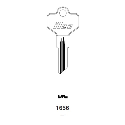 Ilco 1656 uncut key blank for Kawasaki