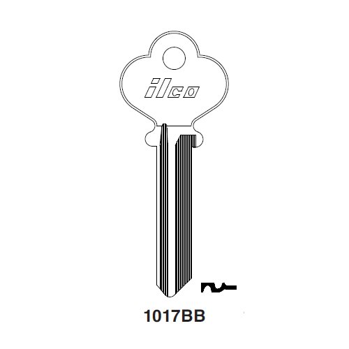 Ilco 1017BB uncut key blank for Norwalk