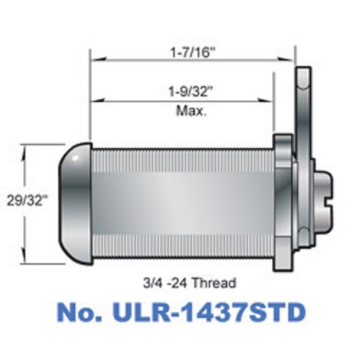 1 7/16 Std Replacement Camlock Pkg. KD