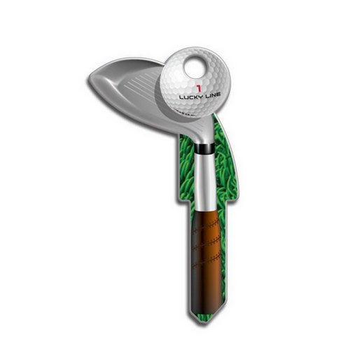 Kwikset KW1 Key Shapes - Shaped House Keys That Fit Your Life - Golf