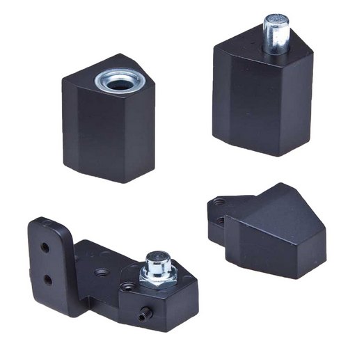 Ilco IL-OP-10-RH-DU Vista Wall And Castle Aluminum Door Complete Pivot Set, Flush, Right Hand, Dark Bronze