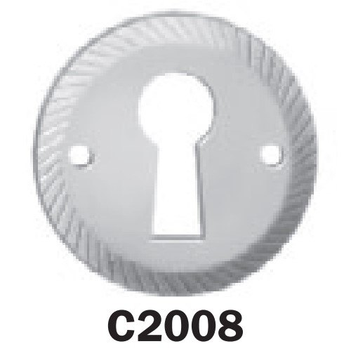 National Lock C2008-3 Key hole escutcheon - Bright Brass