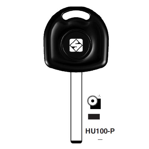 Ilco HU100-P uncut key blank