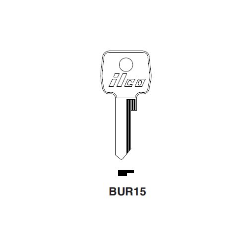 Ilco BUR15 uncut key blank for Burg