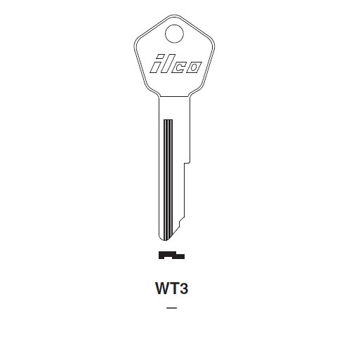 Ilco WT3 uncut key blank for BMW
