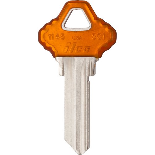 Ilco SC1-PC-AMBER uncut key blank