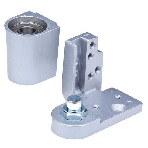 Ilco IL-OP-18RH-AL BOTTOM Kawneer Aluminum Door Bottom Pivot Set, 1/8in Recessed, Right Hand, Clear Aluminum