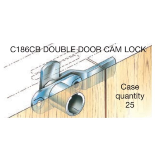 Timberline C186CB Double Door Cam Lock