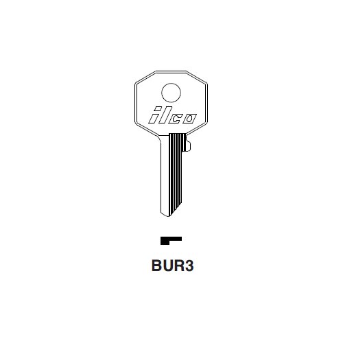 Ilco BUR3 uncut key blank for Burg