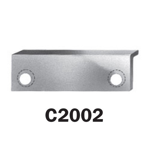 National Lock C2002-3 Formed strike - no bolt hole countersunk holes reversed with Matching Mounting Screws - Bright Brass