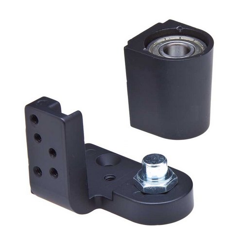 Ilco IL-OP-18RH-DU BOTTOM Kawneer Aluminum Door Bottom Pivot Set, 1/8in Recessed, Right Hand, Dark Bronze