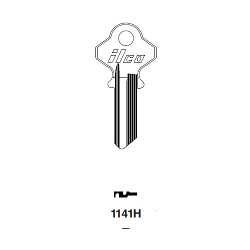 Ilco 1141H uncut key blank for Taylor