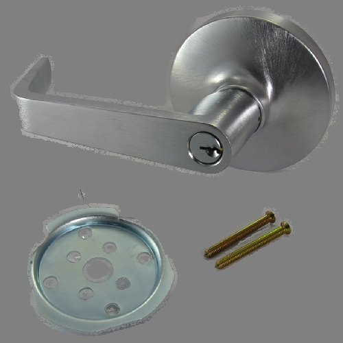 S PARKER ENTRY LEVER LOCK FOR PANIC BAR DCH/3-1/2in ROSE