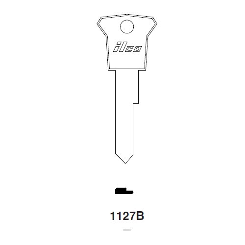 Ilco 1127B uncut key blank for Ford
