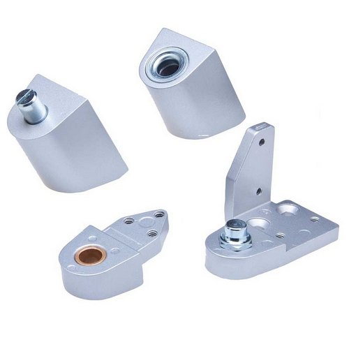 Ilco IL-OP-12-RH-AL Armalite & Trulite Aluminum Door Complete Pivot Set, 1/8in Recessed, Right Hand, Clear Aluminum