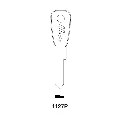 Ilco 1127P uncut key blank for Ford