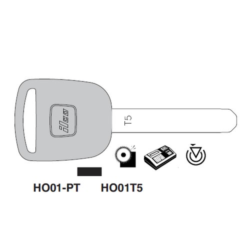 Ilco HO01T5 uncut key blank
