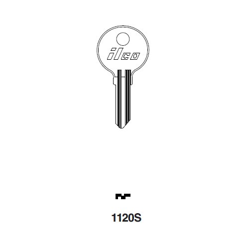 Ilco 1120S uncut key blank for Slaymaker