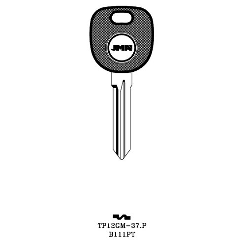 JMA B111PT uncut key blank