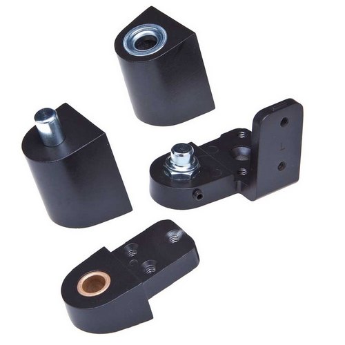 Ilco IL-OP-15-LH-DU Pittco & Efco Aluminum Door Complete Pivot Set, 3/32in Recessed, Left Hand, Dark Bronze