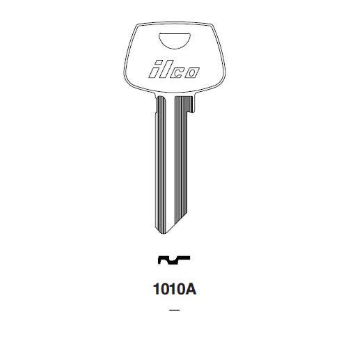 Ilco 1010A uncut key blank for Sargent