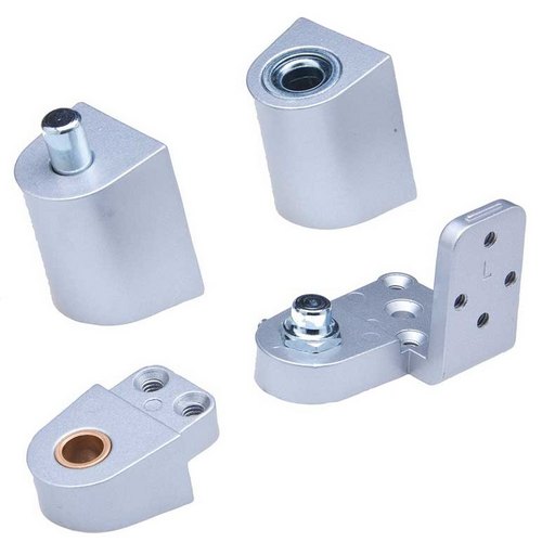 Ilco IL-OP-14-LH-AL Us Aluminum & Arcadia Aluminum Door Complete Pivot Set, Flush, Left Hand, Clear Aluminum