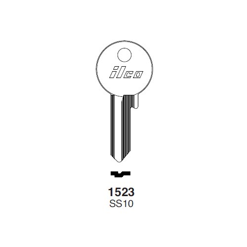 Ilco 1523 uncut key blank for Sis