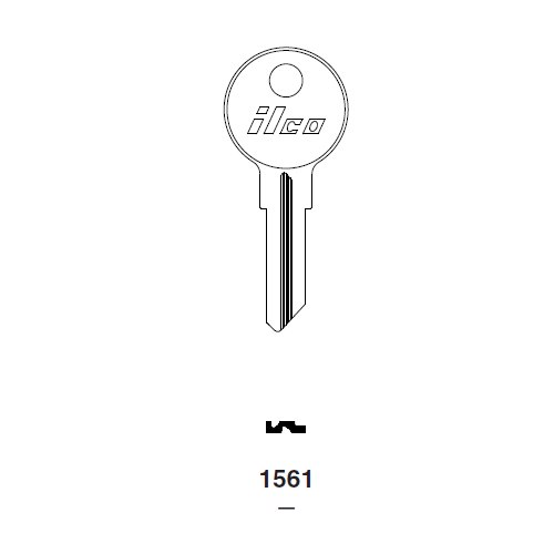 Ilco 1561 uncut key blank for B & S, Strattec, Switches