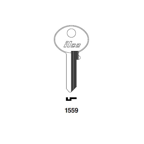 Ilco 1559 uncut key blank for Security Mailbox