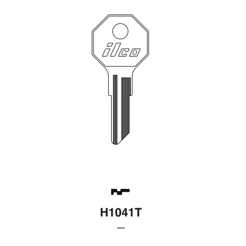 Ilco H1041T uncut key blank for Chicago