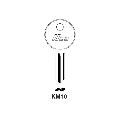 Ilco KM10 uncut key blank for Peugeot