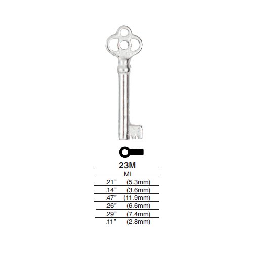 Ilco 23M uncut key blank
