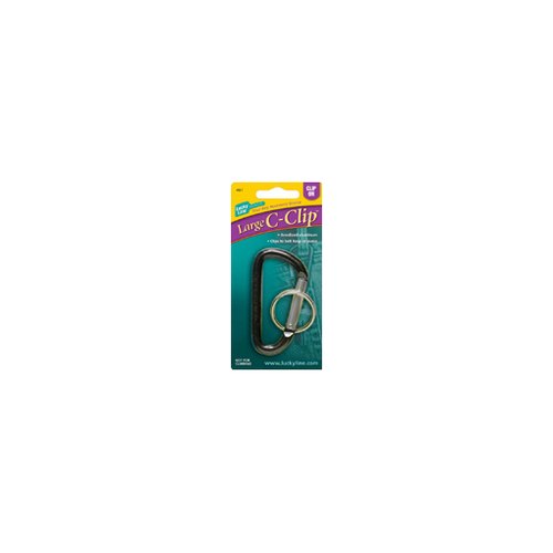 Lg C-Clip, Aluminum, Asst, 1/CD