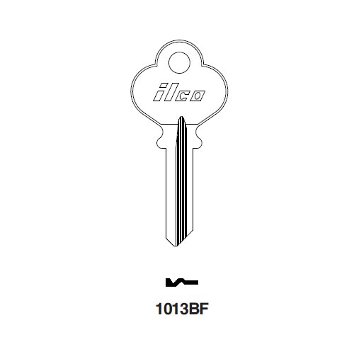 Ilco 1013BF uncut key blank for Tegco