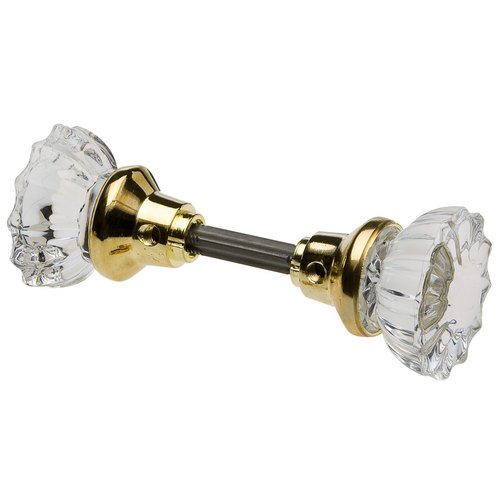 Knobs Clear,Boxed, Bright Brass Hardware - Il 199-AG30A
