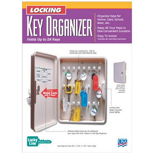 24 Key Organizer/Locking