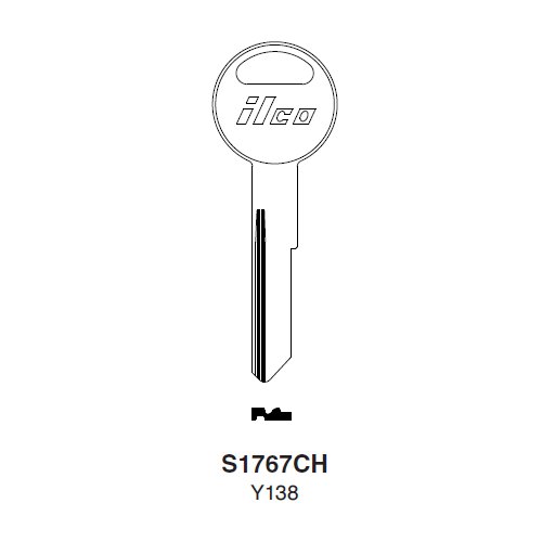 Ilco S1767CH uncut key blank for Chrysler