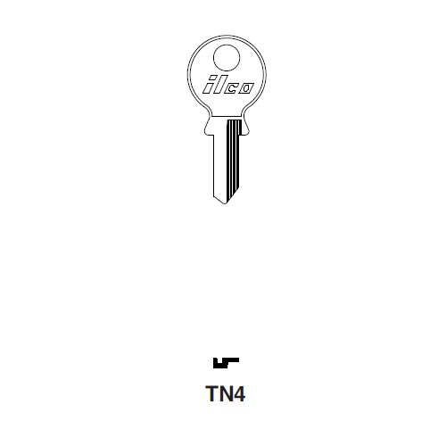 Ilco TN4 uncut key blank for Triangle