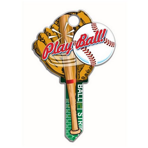 Kwikset KW1 Key Shapes - Shaped House Keys That Fit Your Life - Baseball