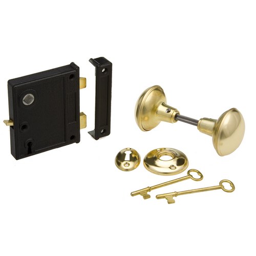 Rim Lockset Vertical Style