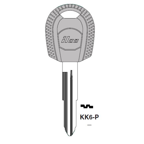 Ilco KK6-P uncut key blank