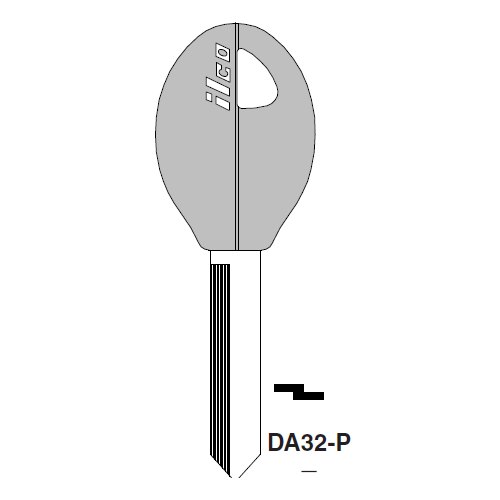 Ilco DA32-P uncut key blank