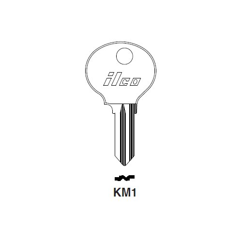 Ilco KM1 uncut key blank for Peugeot